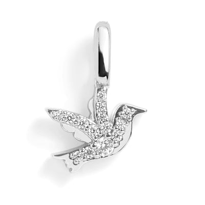 Pavé Bird Remembrance Charm