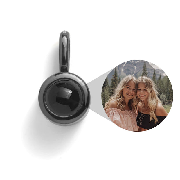 Personalized Circle Photo Charm