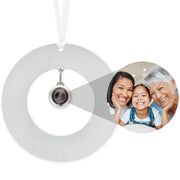 Personalized Circle Photo Ornament