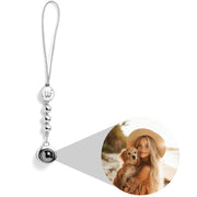 Personalized Circle Photo Phone Charm