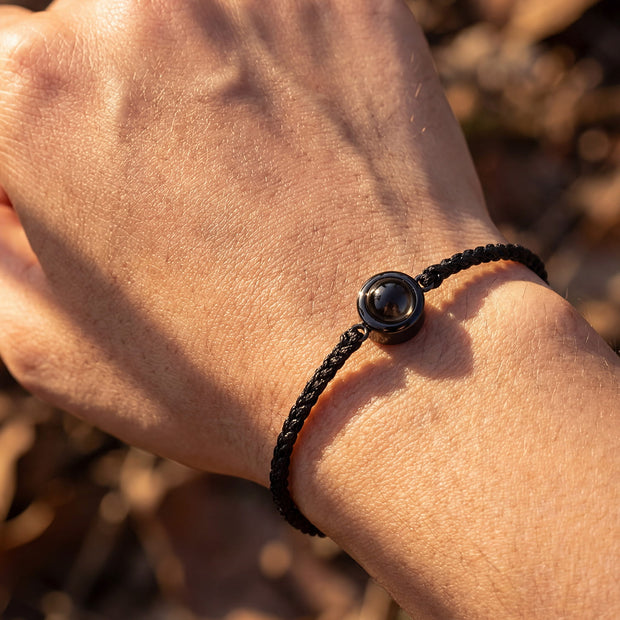 Personalized Circle Photo Bracelet
