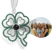 Personalized Clover Photo Ornament