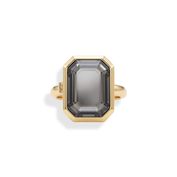 Personalized Cocktail Locket Ring