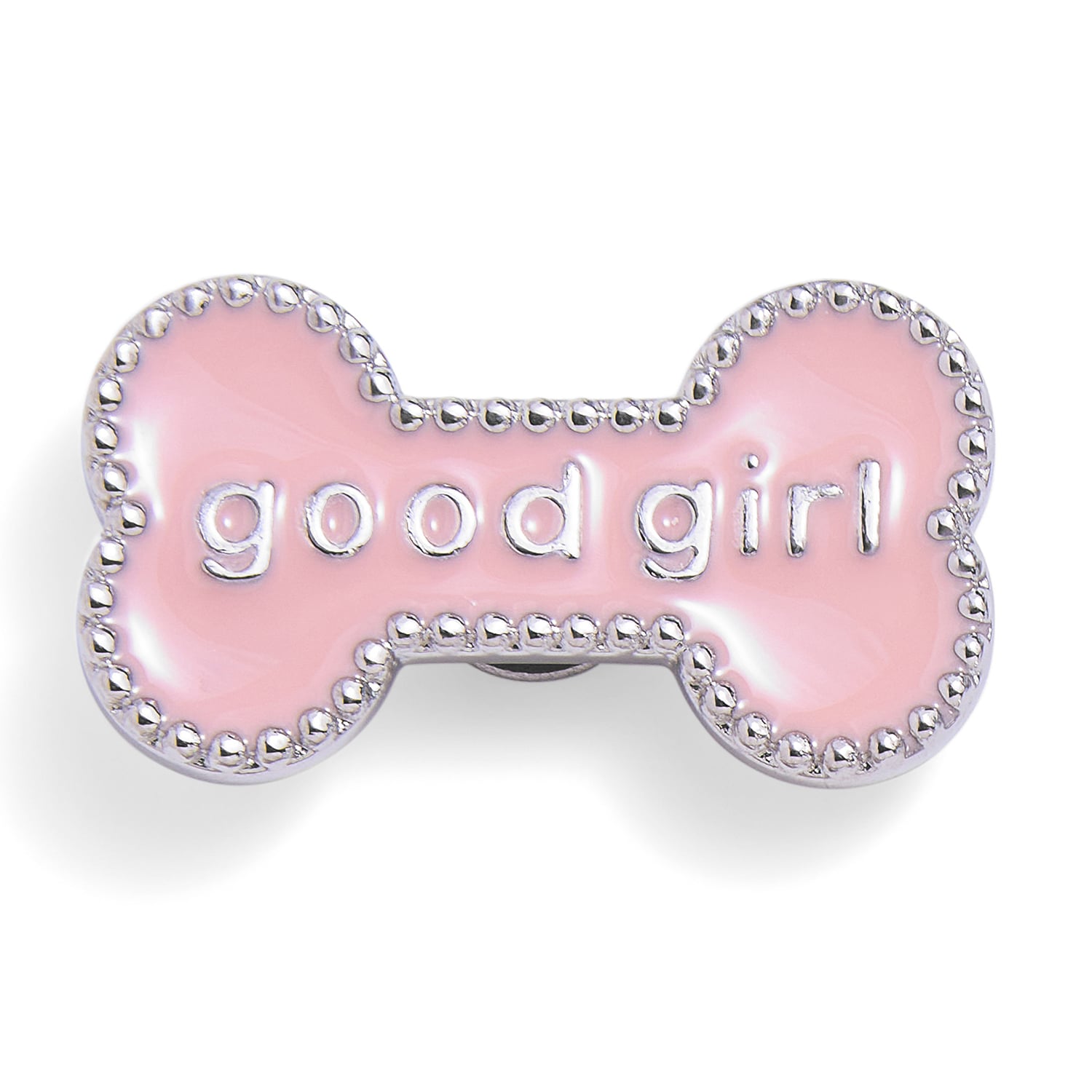 Wear Felicity 'Good Girl' Enamel and Crystal Dog Collar Charm