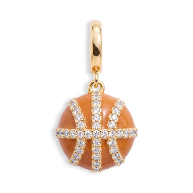 Enamel Basketball Charm — image 1 of 4