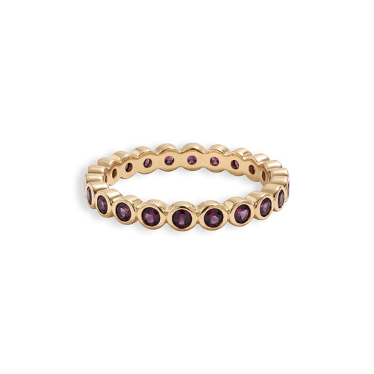 Eternity Birthstone Bezel Ring