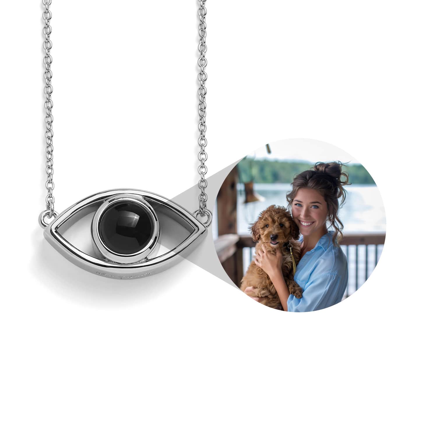 Personalized Evil Eye Necklace Wear Felicity