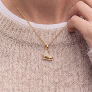 Figure Skating Necklace, worn