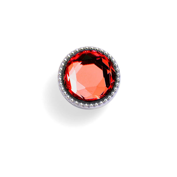 Round Birthstone Charm