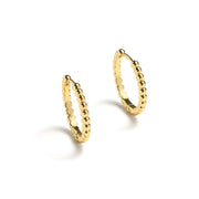 Ball Hoop Earrings