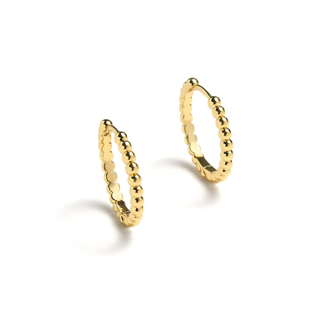 Ball Hoop Earrings