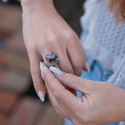 Personalized Heart Locket Ring