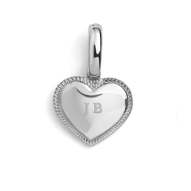 Engravable Heart Charm