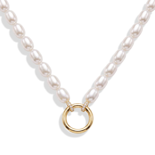 Pearl Charm Starter Necklace — image 1 of 3