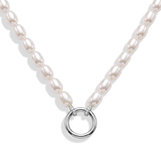 Pearl Charm Starter Necklace — image 2 of 3