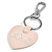 Custom Monogram Heart Keychain