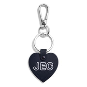 Custom Monogram Heart Keychain