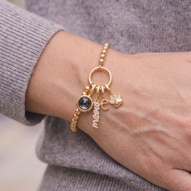Meow Charm, worn