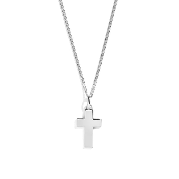 Engravable Cross Necklace