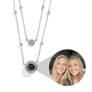 Personalized Pavé Layered Necklace