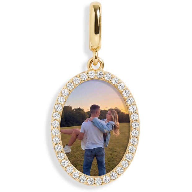 Personalized Pavé Photo Charm — image 1 of 2