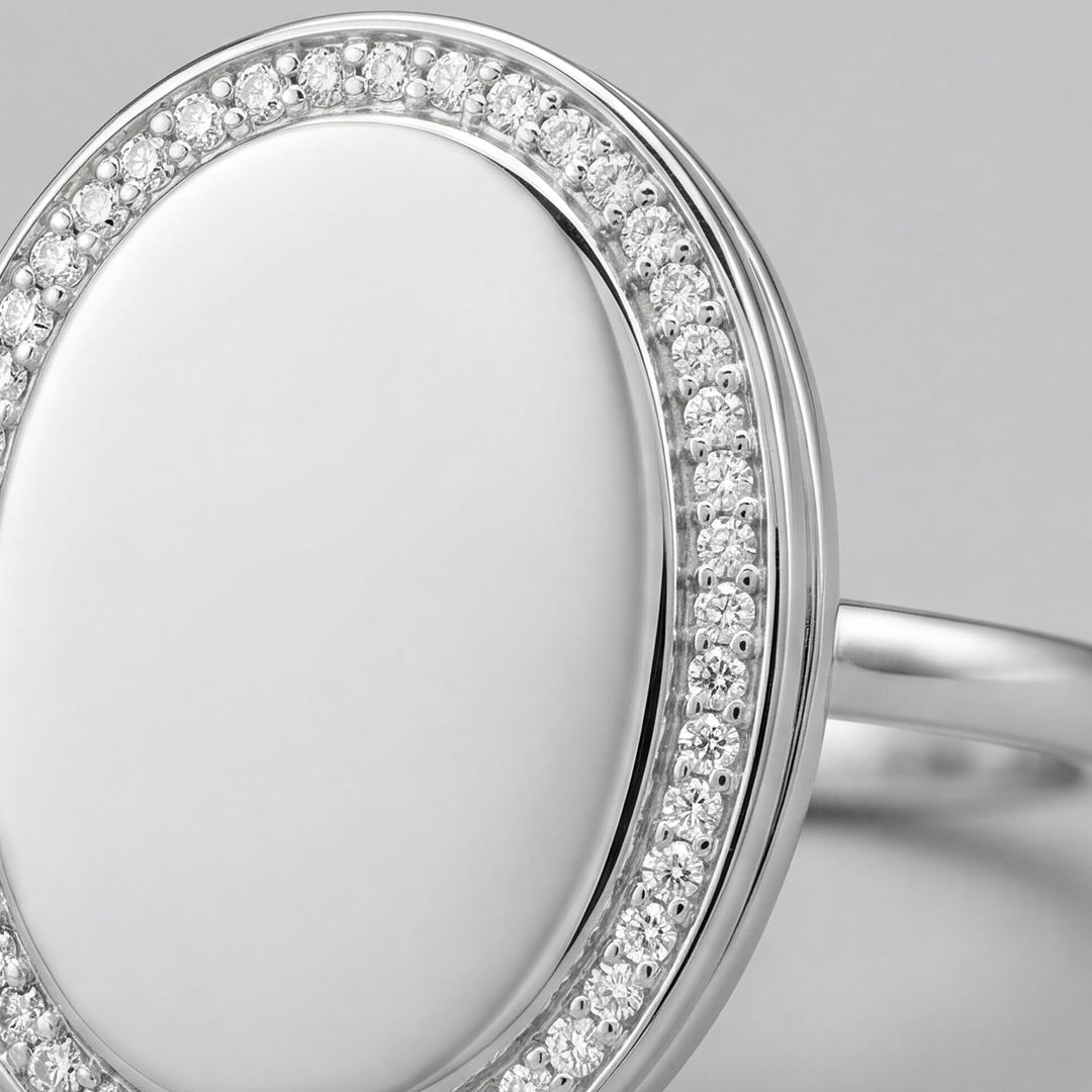 Photo Oval Locket Ring | Custom Jewelry by Wear Felicity