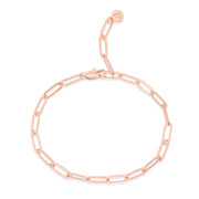 Paper Clip Chain Bracelet