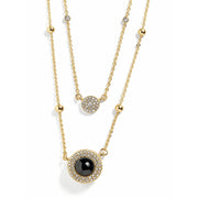 Personalized Pavé Layered Necklace