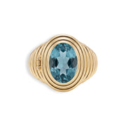 Ribbed Birthstone Locket Ring — thumbnail 4 of 12