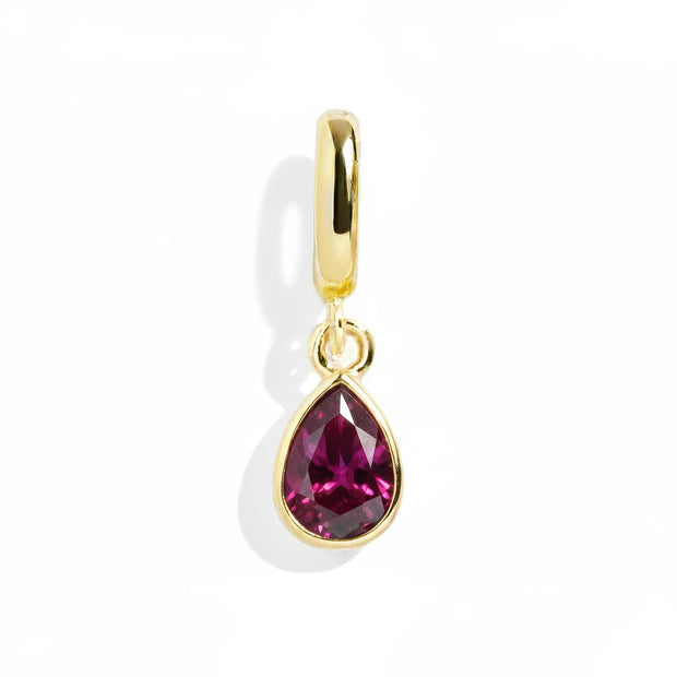 Pear Birthstone Charm