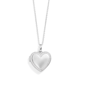 Personalized Heart Locket Necklace