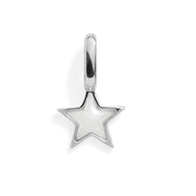 White Quartz Star Charm