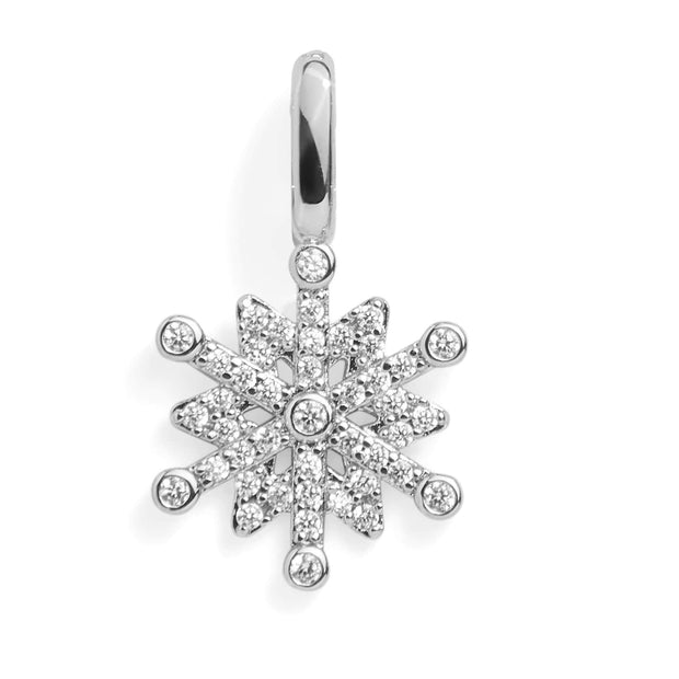 Pavé Snowflake Charm