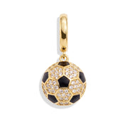 Enamel Soccer Charm — thumbnail 1 of 2