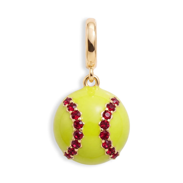 Enamel Softball Charm — image 1 of 4