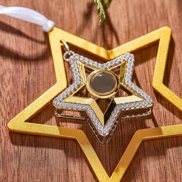 Personalized Star Photo Ornament
