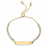 Engravable Bar Tennis Bracelet