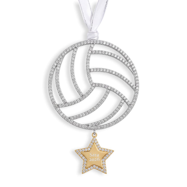 Personalized Volleyball Ornament — image 1 of 2