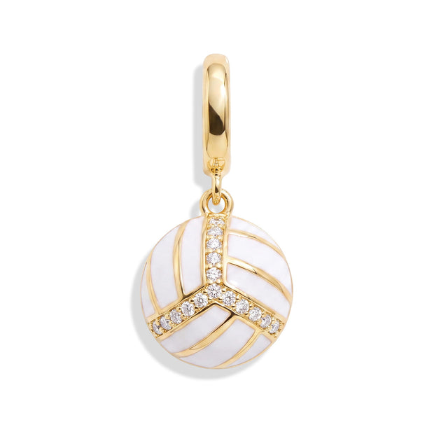Enamel Volleyball Charm — image 1 of 2