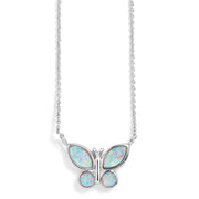 Birthstone Butterfly Necklace