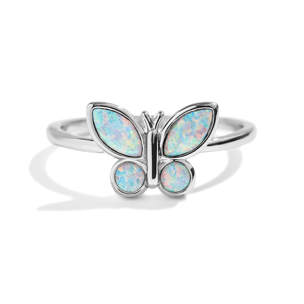 Birthstone Butterfly Ring