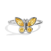 Birthstone Butterfly Ring