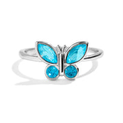 Birthstone Butterfly Ring