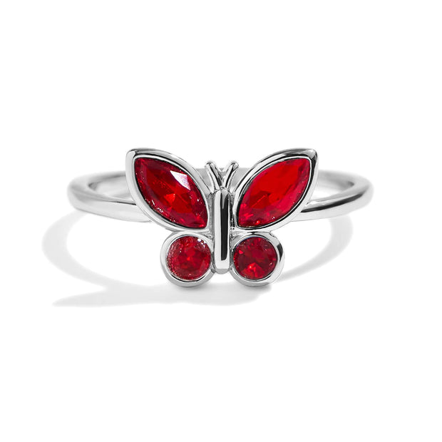 Birthstone Butterfly Ring