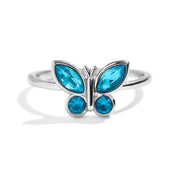 Birthstone Butterfly Ring