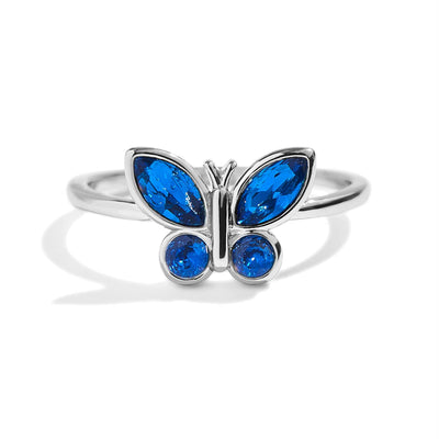 Birthstone Butterfly Ring