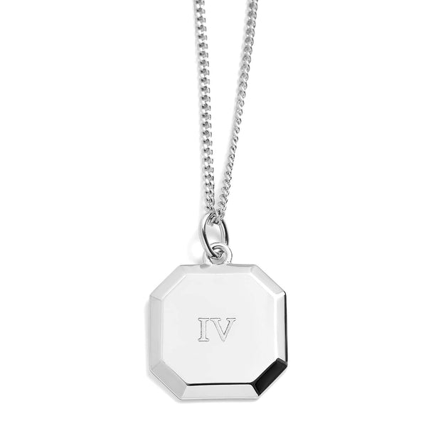 Engravable Square Necklace