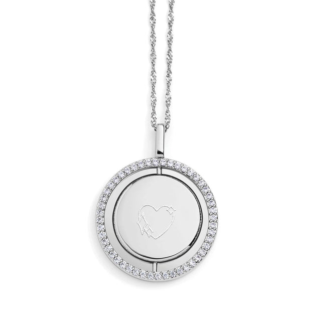 Engravable Spin Necklace