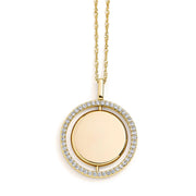 Engravable Spin Necklace