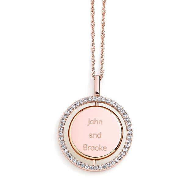 Engravable Spin Necklace